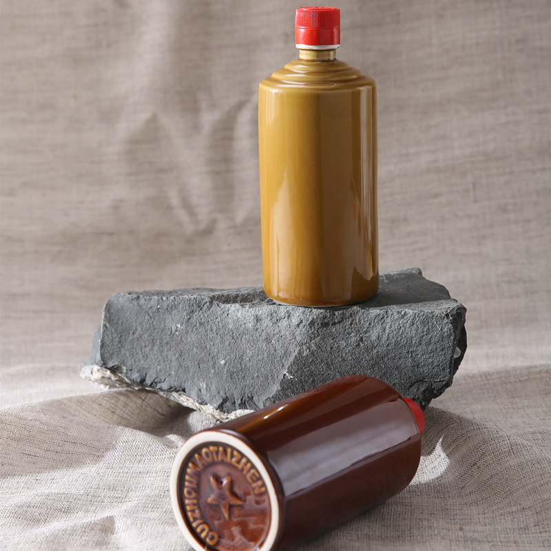 Chaozhou Ceramic Wine Bottle Empty Wine Pot 1kg Liquor Bulk Wine Bottle Maotai Town Bulk Bottle Wholesale