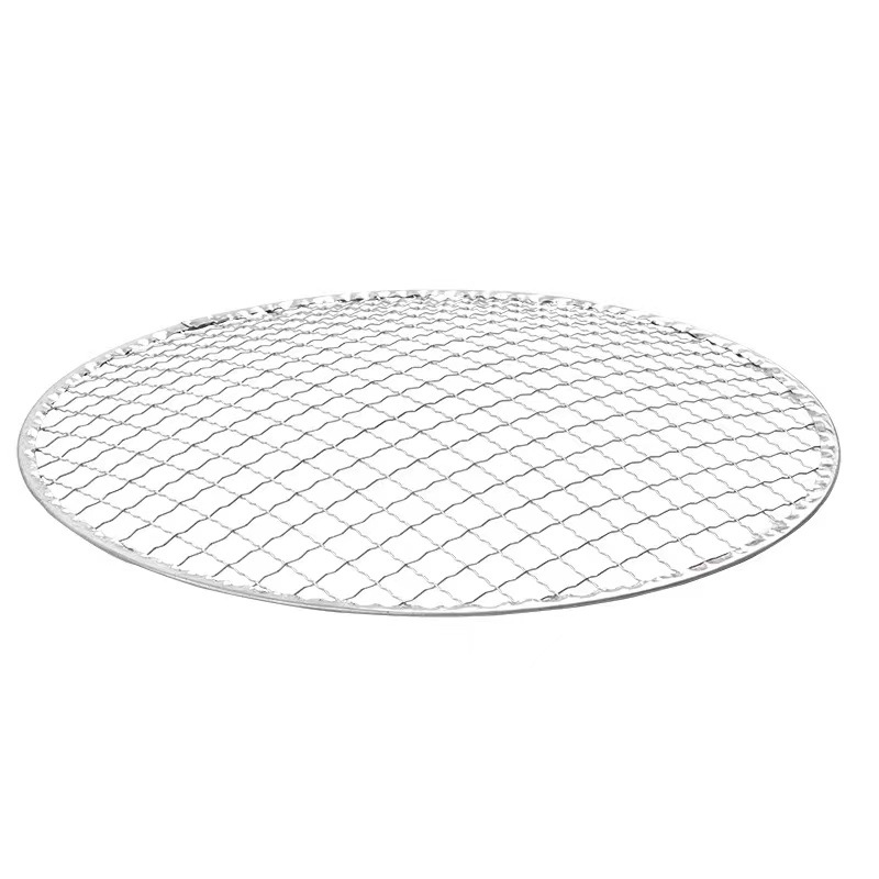 Popular Explosive Wrapping Disposable Round Barbecue Net Japanese-style Korean-style Barbecue Net Commercial Carbon Oven Barbecue Net Outdoor