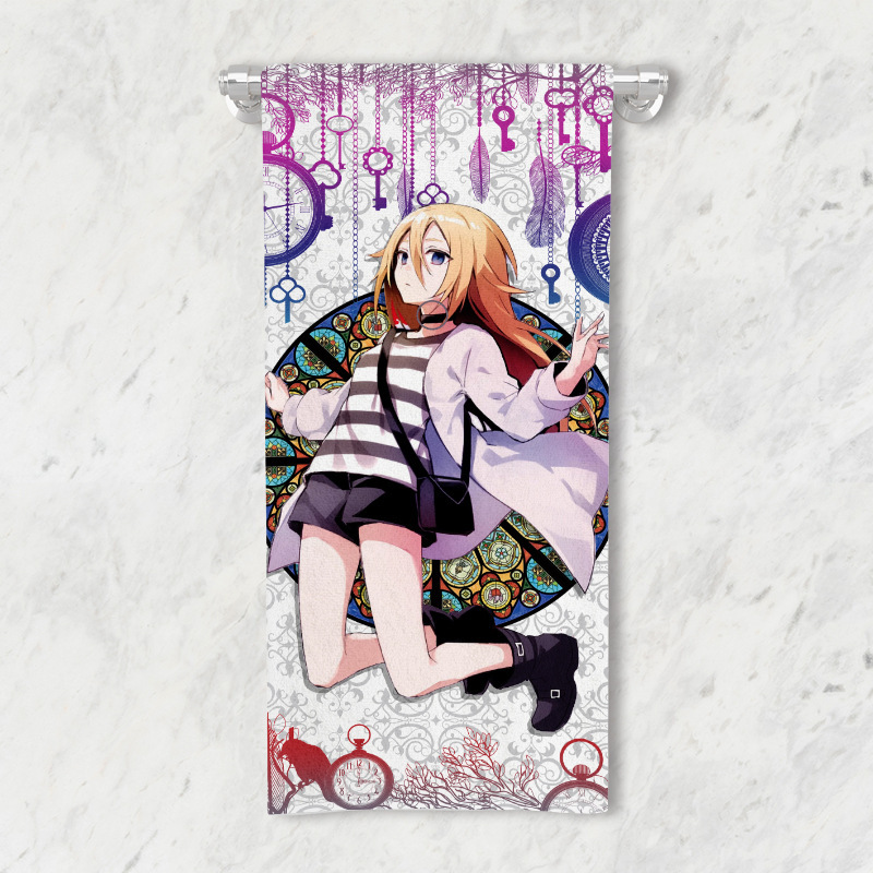 Full color absorbent towel Texas Rem ghost kill summer swimsuit cotton bath towel wash face a generation of hair