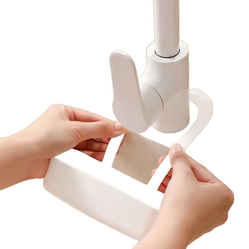 Kitchen Sink Drain Basket Hanging Bag Sink Storage Hanging Basket Drain Rack Storage Rack Sponge Faucet Drain Rack