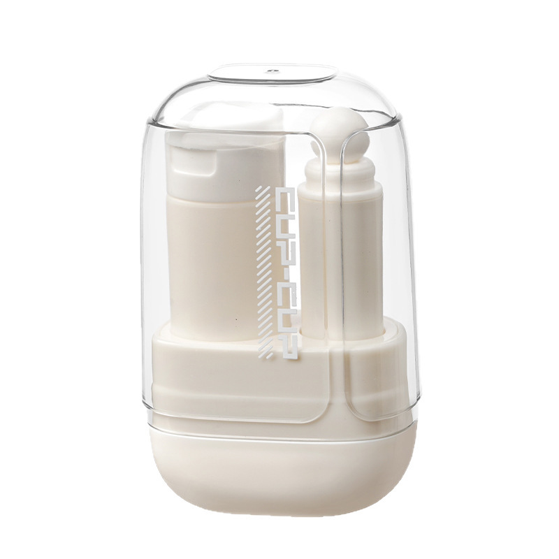 Travel Wash suit Three-in-One Portable Mouthwash Cup Toothbrush Toothpaste Storage Box Travel Essential Multifunctional Mini