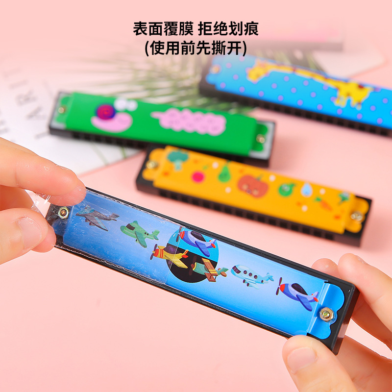 Children's Harmonica Creative Kindergarten Music Teaching Aware Primary School Beginners Playing Musical Instruments Metal Organ Toys