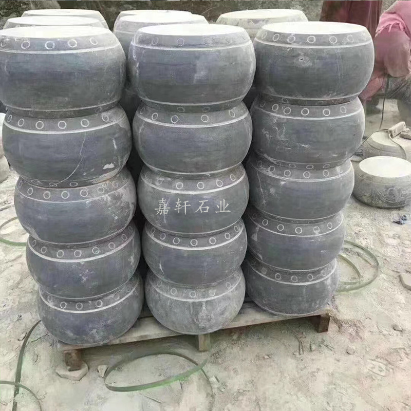 Stone Carving, Bluestone Pillar, Pier Stone, Doorway Pillar Base, Stone Household Antique-Style Pillar, Pillar Top Stone Base, Stone Antique-Style Carving