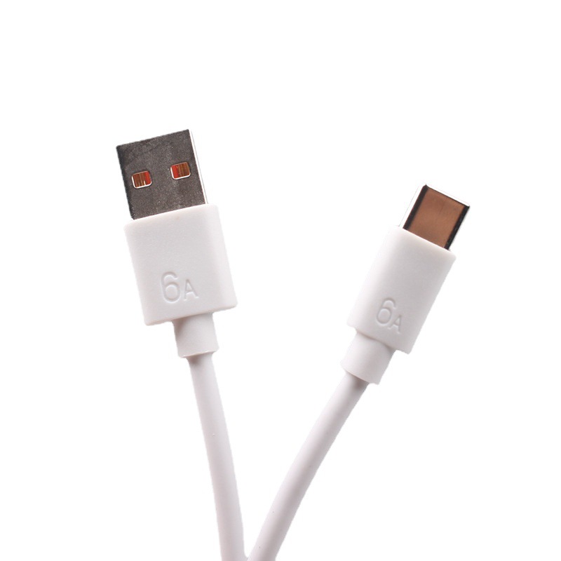 6A orange TYPE-C support super fast charging data line for Huawei 66W high current wholesale 1 manufacturer 2 meters