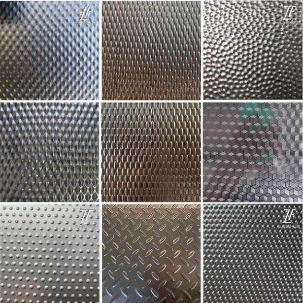 Паттерн плита из нержавеющей стали 201, противоскользящая, 304 оцинкованная, ступени лестницы, капсулы, точки