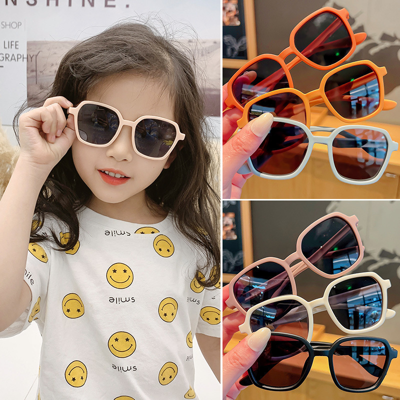 New glasses children's sunglasses wholesale kids sunglasses UV protection fashion HD sunglasses
