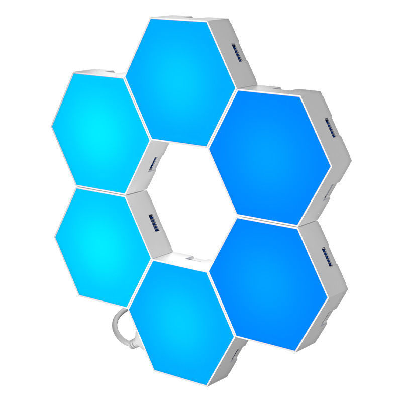 Rgb odd light board quantum atmosphere lamp electric competition room decoration pickup desktop wall non-perforated night light live atmosphere