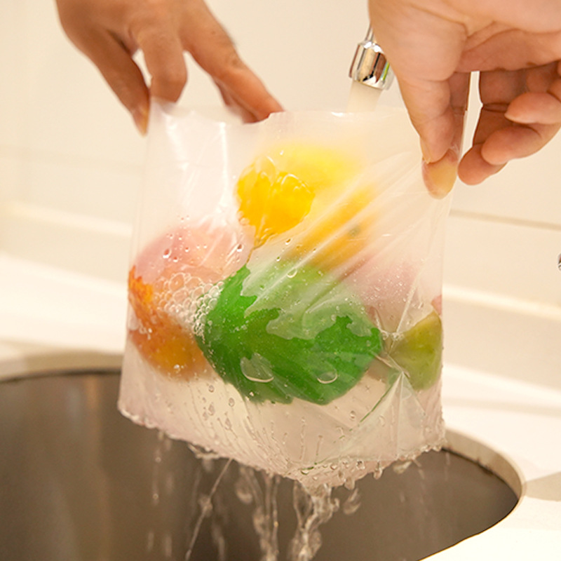 Disposable draining bag thickened self-standing kitchen waste bag residue and leftovers anti-blocking kitchen sink filter net