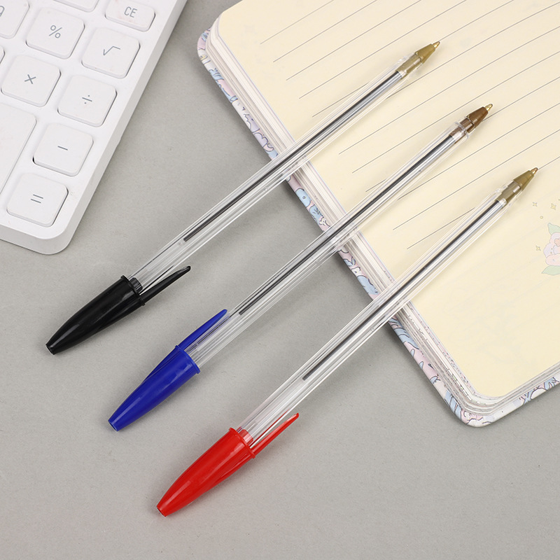 Fengting Stationery 934 Bullet Type 1.0 Ballpoint Pen No Ink Leakage Casual Transparent Ballpoint Pen Hotel Catering