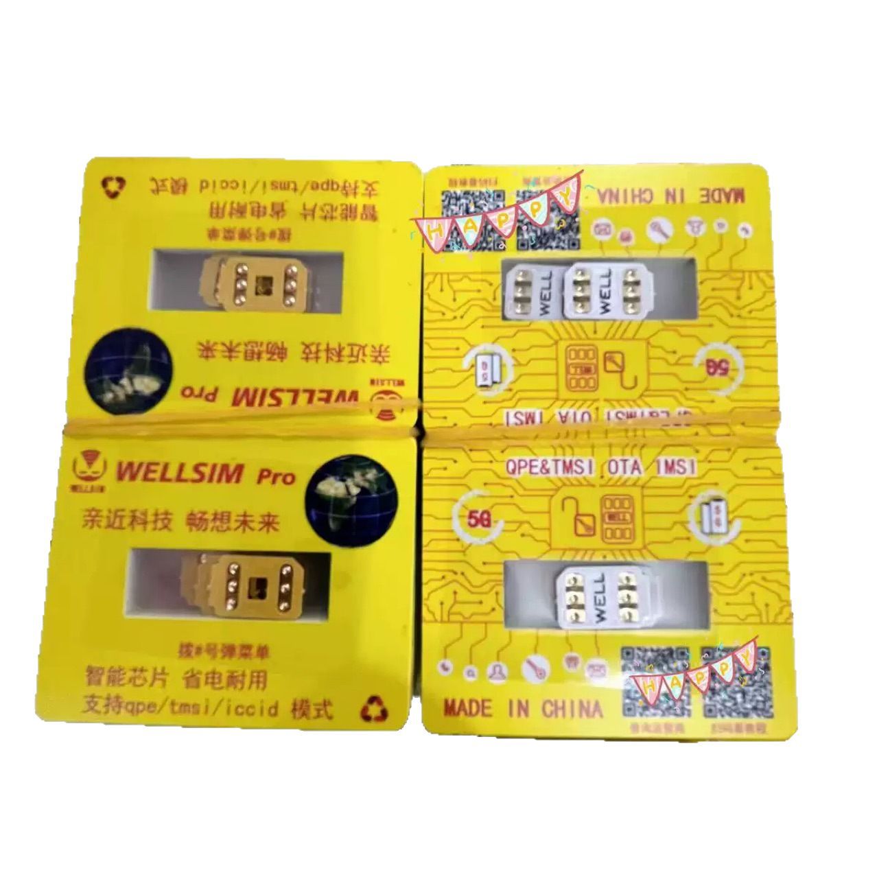 Wellsim Pro New Version Single-Sided Adhesive Universal Card Sticker Is Suitable for All Series of 6-16Pm