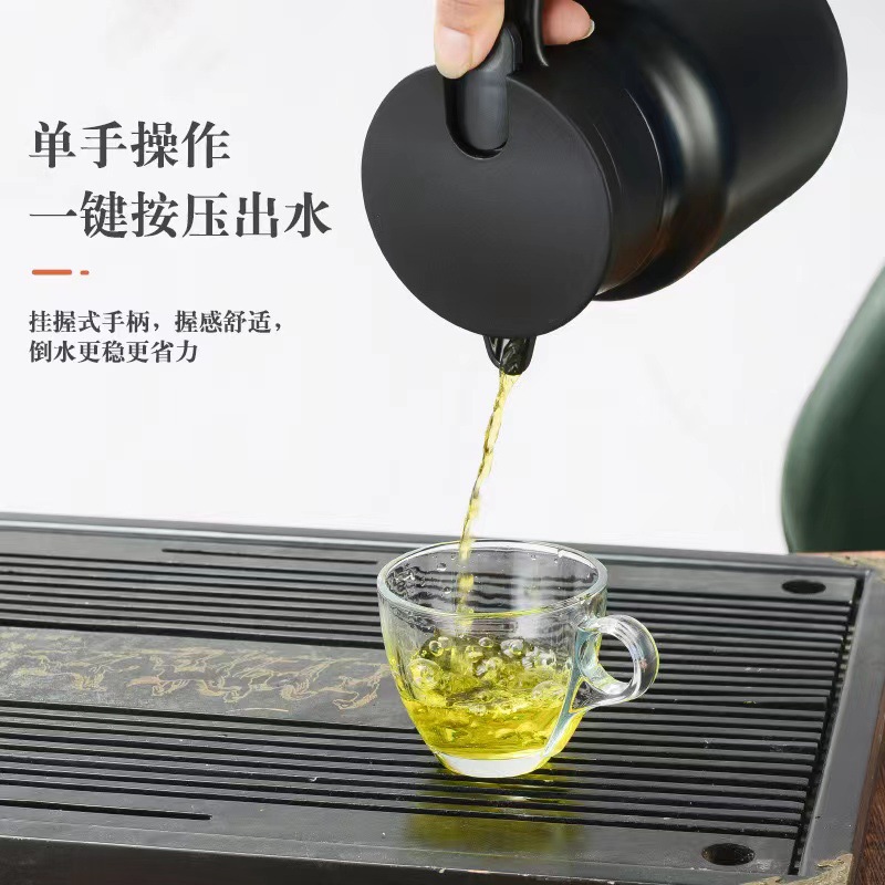 Outdoor tea separation braised teapot 316 stainless steel portable thermal pot high-looking teapot household health pot