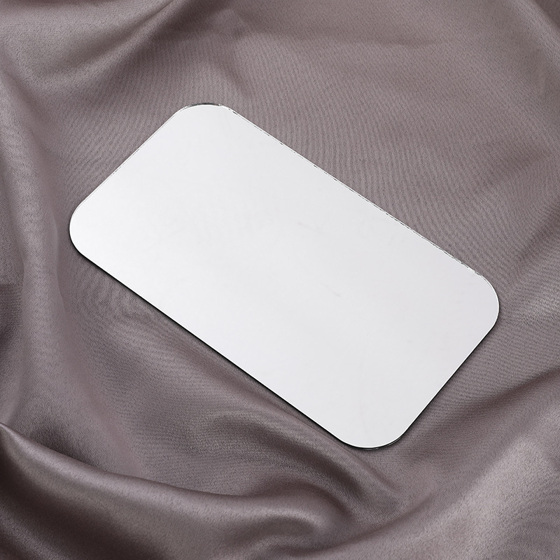 Square glass glass lens wholesale bathroom makeup mirror glass lens processing diy mirror makeup mirror