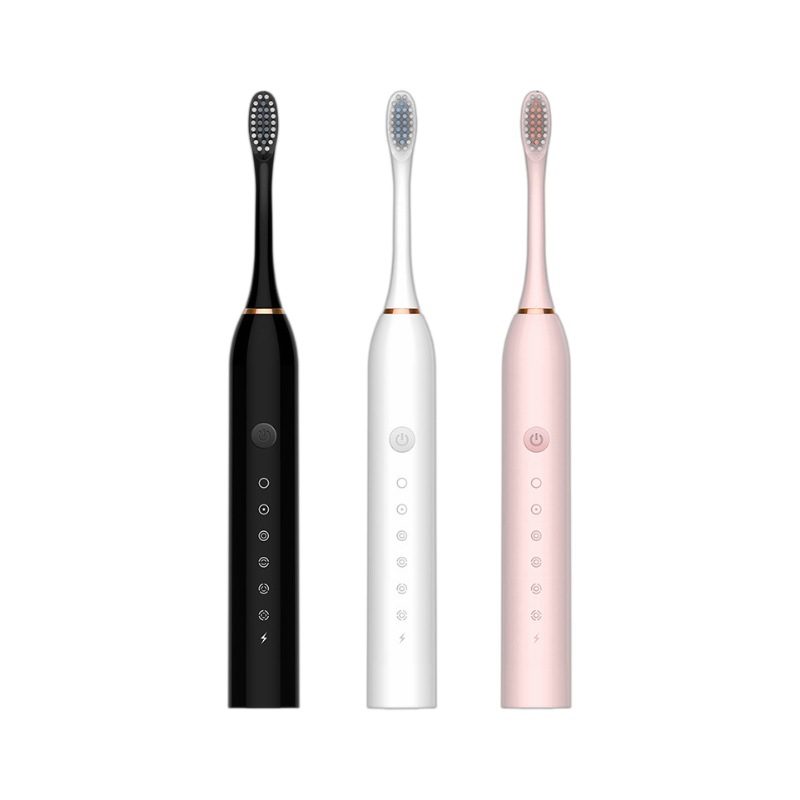 Upgraded Rechargeable Electric Toothbrush Adult Six-gear Couple suit Rechargeable Toothbrush Travel Portable Soft Brush