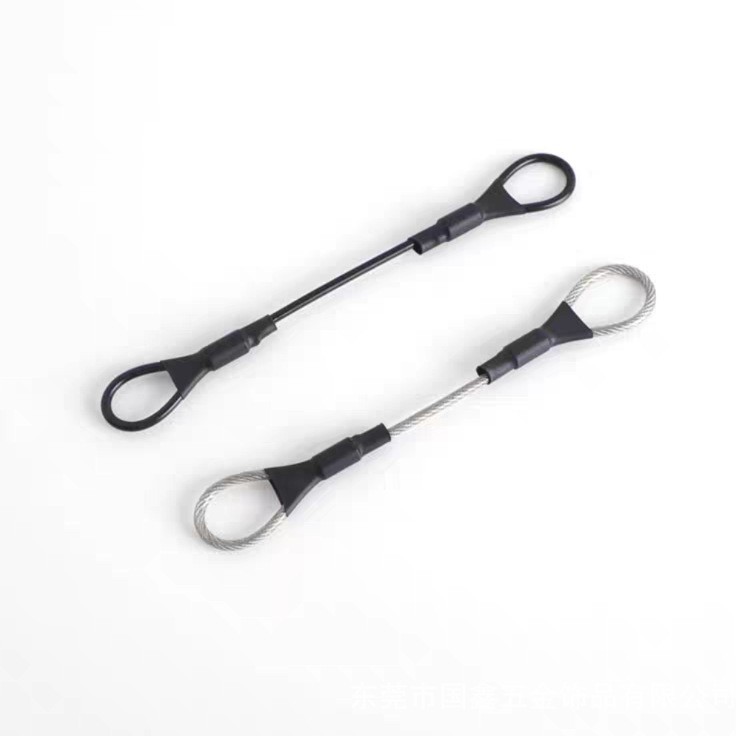 Оптовая продажа с завода, оцинкованная стальная проволочная веревка из нержавеющей стали 304 с прессованной алюминиевой втулкой, кольцо для куриного сердца