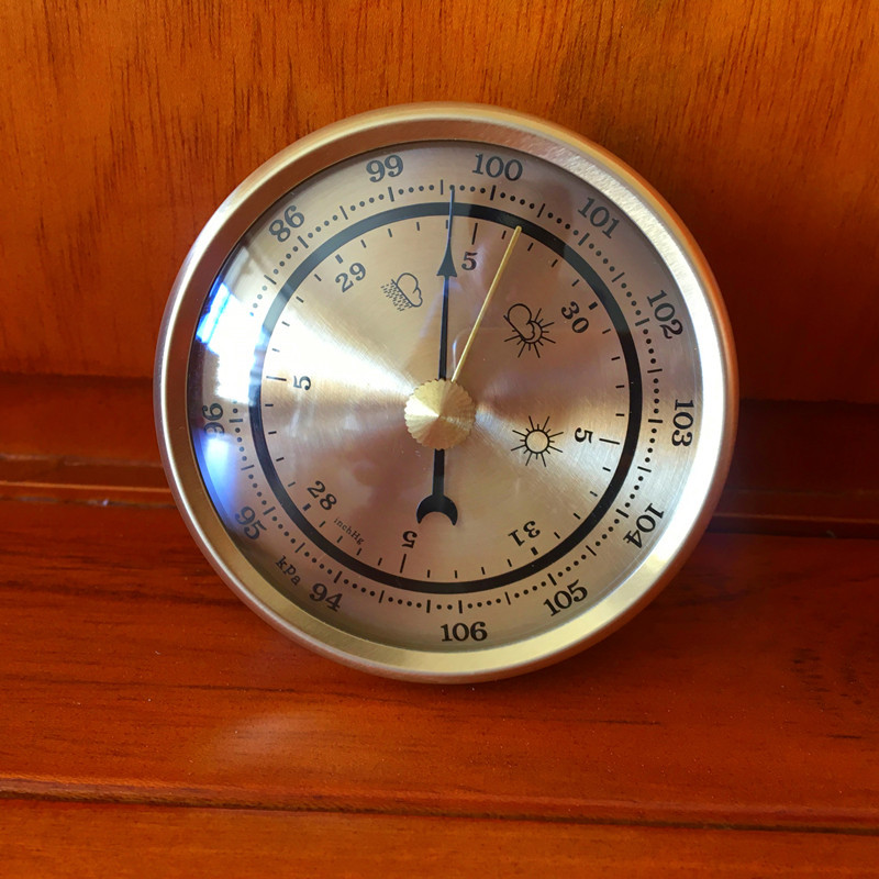 Large barometer thermometer hygrometer weather station home garden 9392THB export for many years quality best-selling