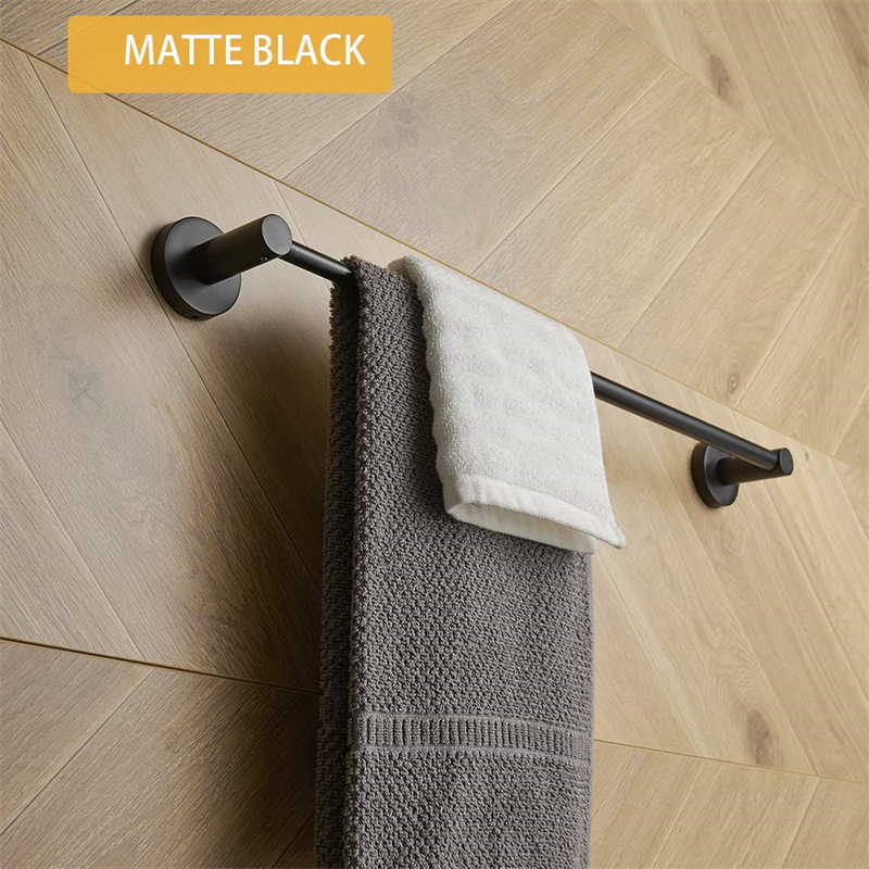 Cross-Border Stainless Steel Retractable Towel Rack Kitchen Bathroom Toilet Towel Bar Adjustable Wall-Mounted Towel Rack