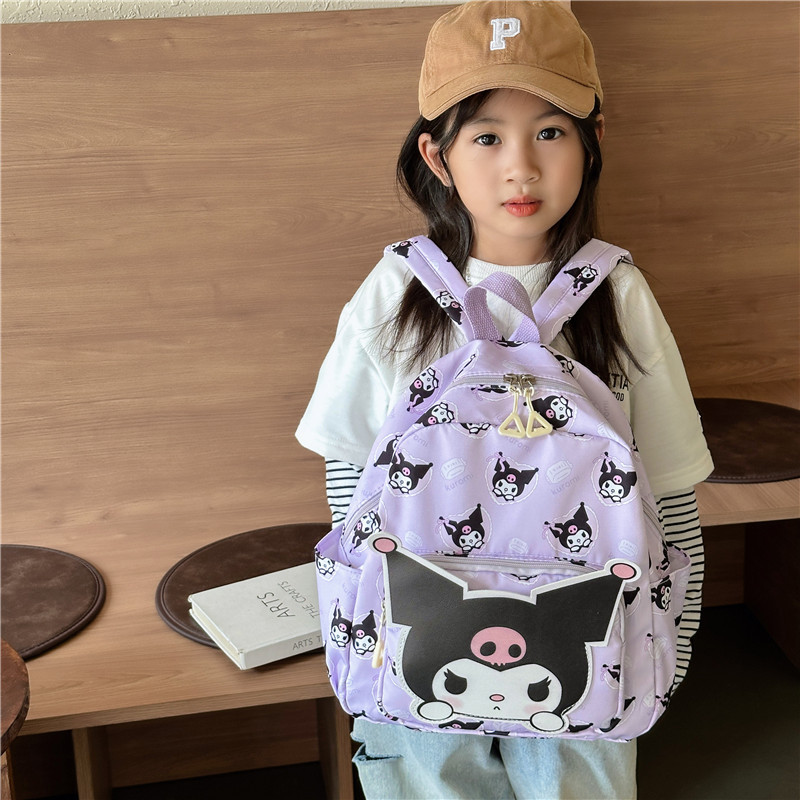 New Cartoon Children's School Bag Kuromi Cinnamon Dog 3-6 Years Old Primary School Student Kindergarten Small Backpack Wholesale Foreign Trade