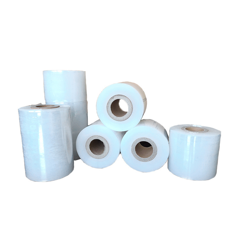 Quick hair small roll PE winding film width 5cm packaging film vegetable binding film industrial plastic wrap stretch film takeaway wrapping film