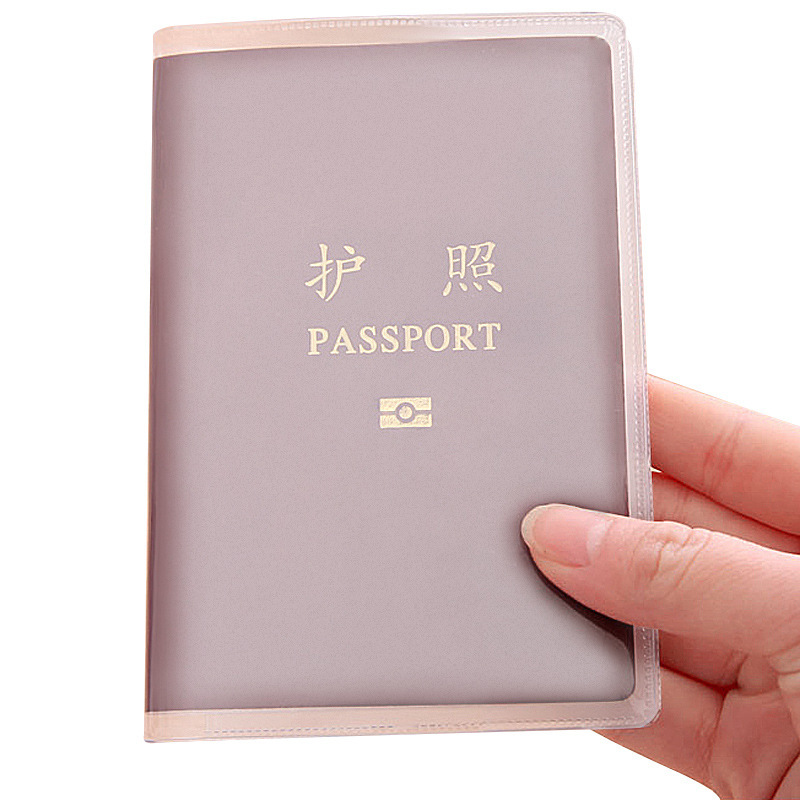 Thickened Multi-Card Passport Cover Frosted Waterproof Wear-Resistant Certificate Protective Cover Study Abroad Travel Passport Pass