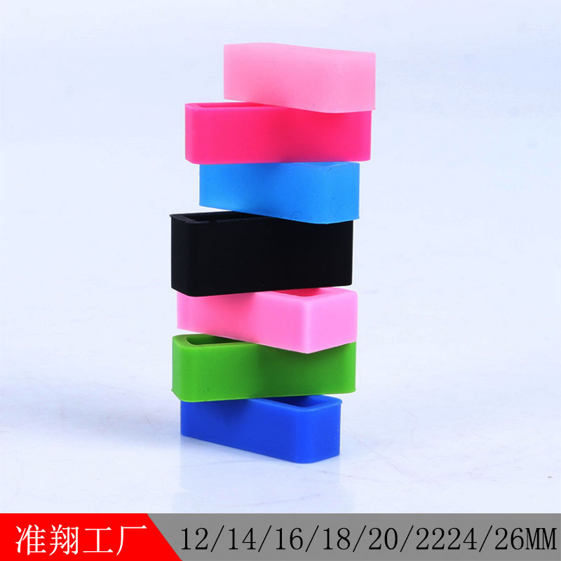 Manufacturers spot direct supply bracelet strap silicone activity ring watch with accessories fixed buckle rubber ring
