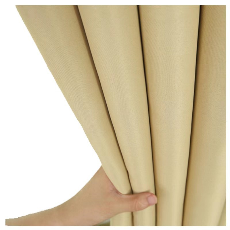 Factory Direct Thickened Single-sided Light Shading Cloth Curtain Cloth Engineering Curtain Cloth