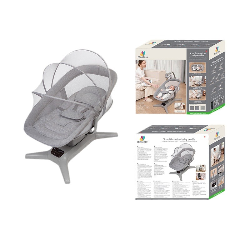Mastela baby electric rocking chair can sit and lie baby coax baby artifact children soothing chair newborn cradle bed