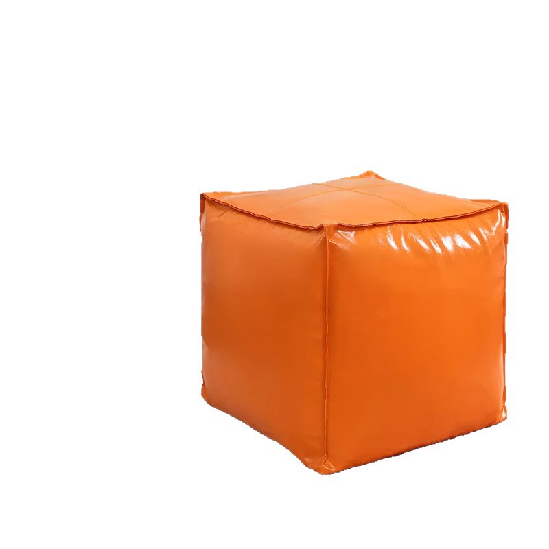 Storage Bag Saffiano Leather Sitting Pad Leather Futon Lazy Sofa Sitting Cushion Tatami Group Shoes Changing Stool