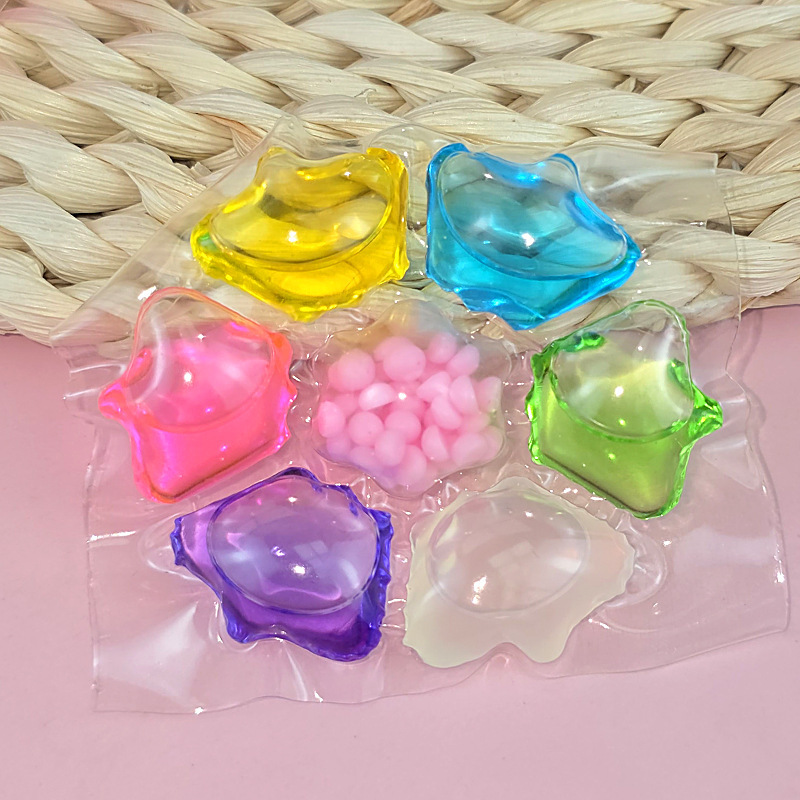 Seven-cavity laundry gel beads multi-effect in one deep cleaning laundry ball fragrance retention soft color protection laundry beads wholesale factory