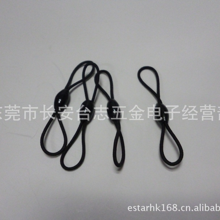 Supply of Colorful Rubber Beads Elastic Cords, Epoxy Card Lanyards, Figure-Eight Rubber Beads Elastic Cords, Elastic Phone Lanyards