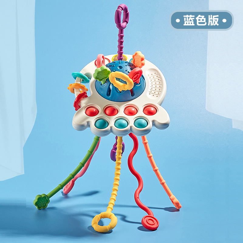 Baby Baby Fun Luso Baby Toy Early Education Sensory Baby Can Bite Enlightenment Soft Glue Small Crab Lala Le