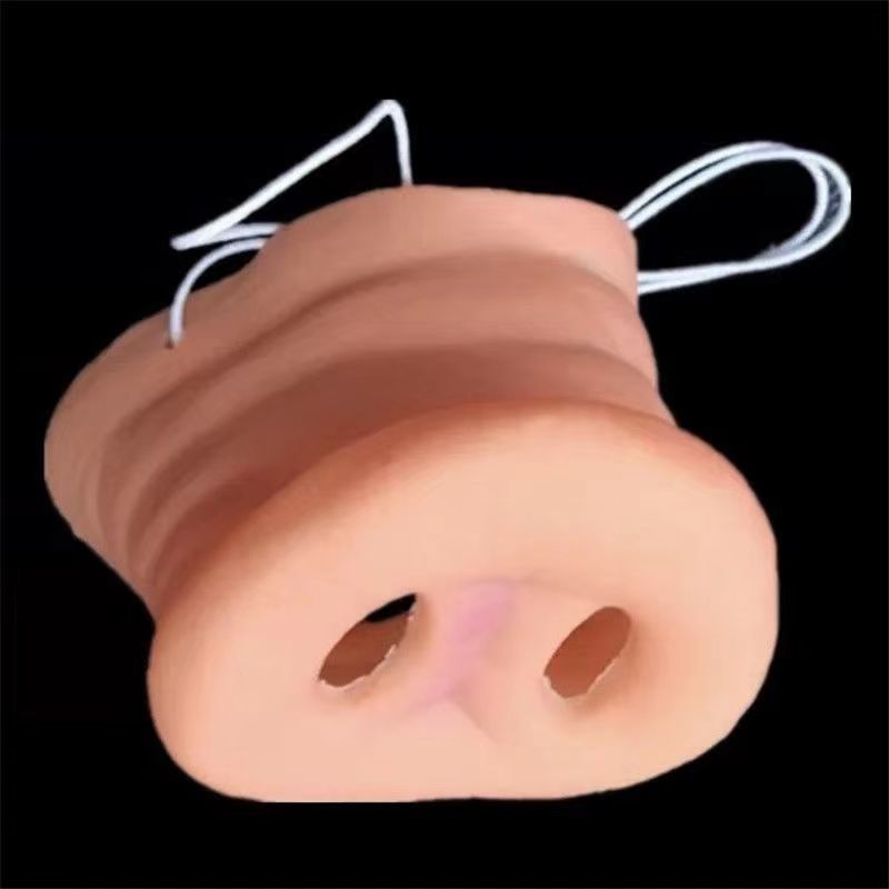 Pig nose props trick funny pig eight quit prank spoof Halloween performance props model sand
