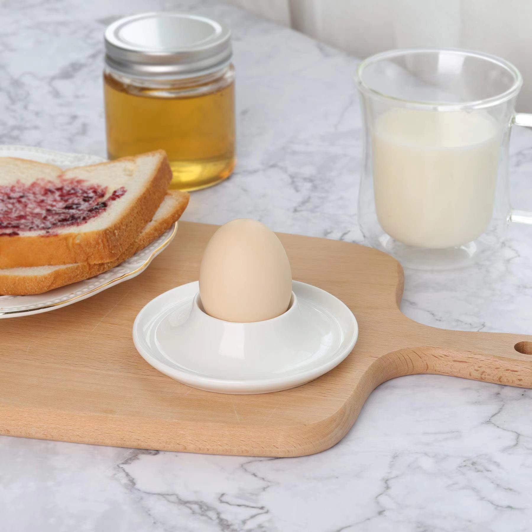 Cross-border Egg Cup for Breakfast European Egg Holster Egg Rack Egg Plate Practical Egg Holer for Dining Table