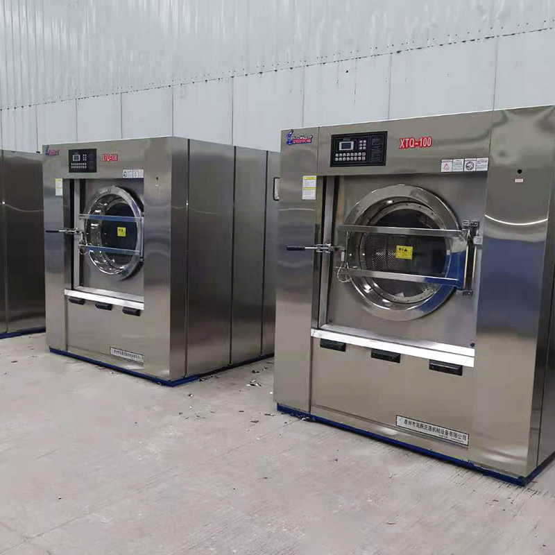 Fully Automatic Washer and Dryer, Large Industrial Washing Machine, Commercial Fully Automatic Washer and Dryer for Factory and Hotel Laundry Rooms