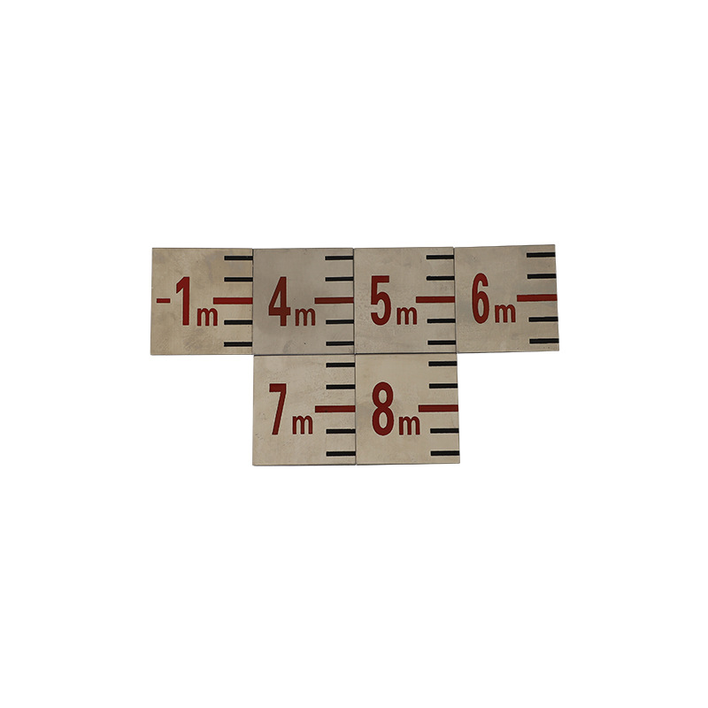 Stainless steel pvc scale stainless steel water level ruler aluminum alloy enamel water level ruler stainless steel pvc scale