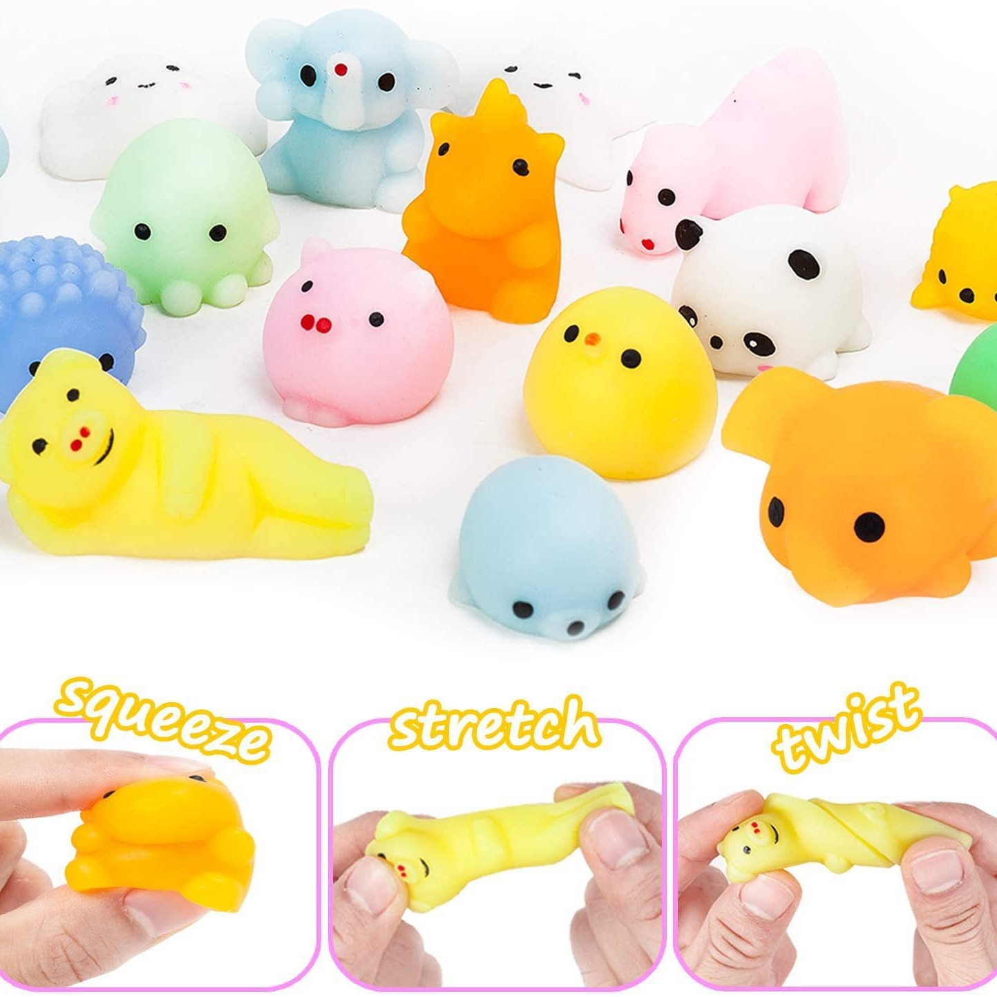 Cross-border hot selling dumplings pinch Le Meng pet cute animal vent toy decompression artifact small gift stall wholesale