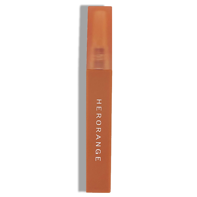 Herorange Color Diary Lip Mud Student Domestic Lip Glaze Affordable Lip Gloss Small Square Tube Lip Mud Dropshipping