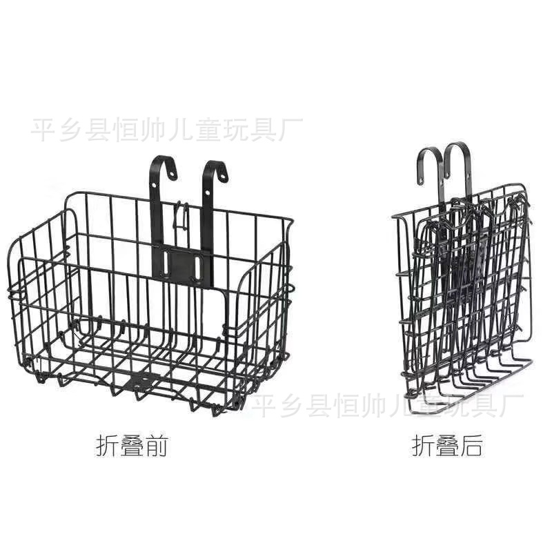 Factory Store, mountain bike folding hanging basket, bicycle basket, front and rear hanging thickened basket