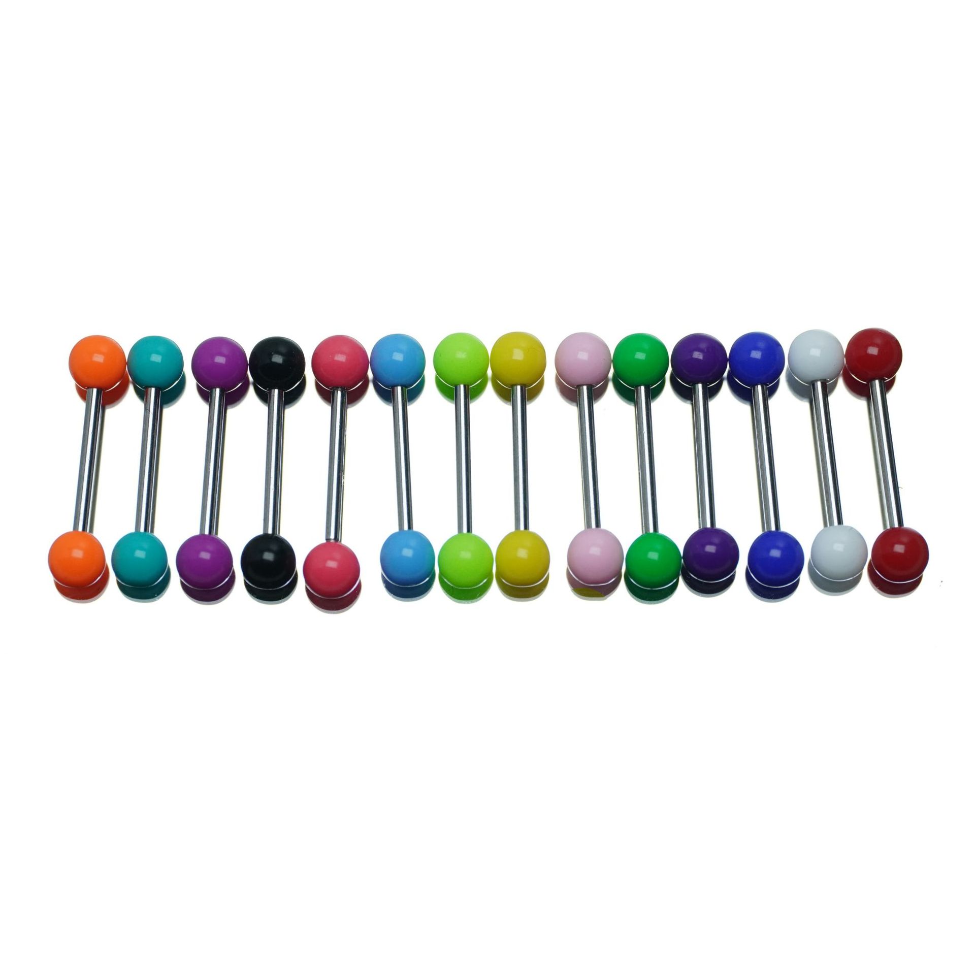 Acrylic Tongue Nail Replacement Ball 6mm Ear Bridge Ear Bone Nail Spare Ball DIY Piercing Jewelry Accessories Cross-Border Hot Sale