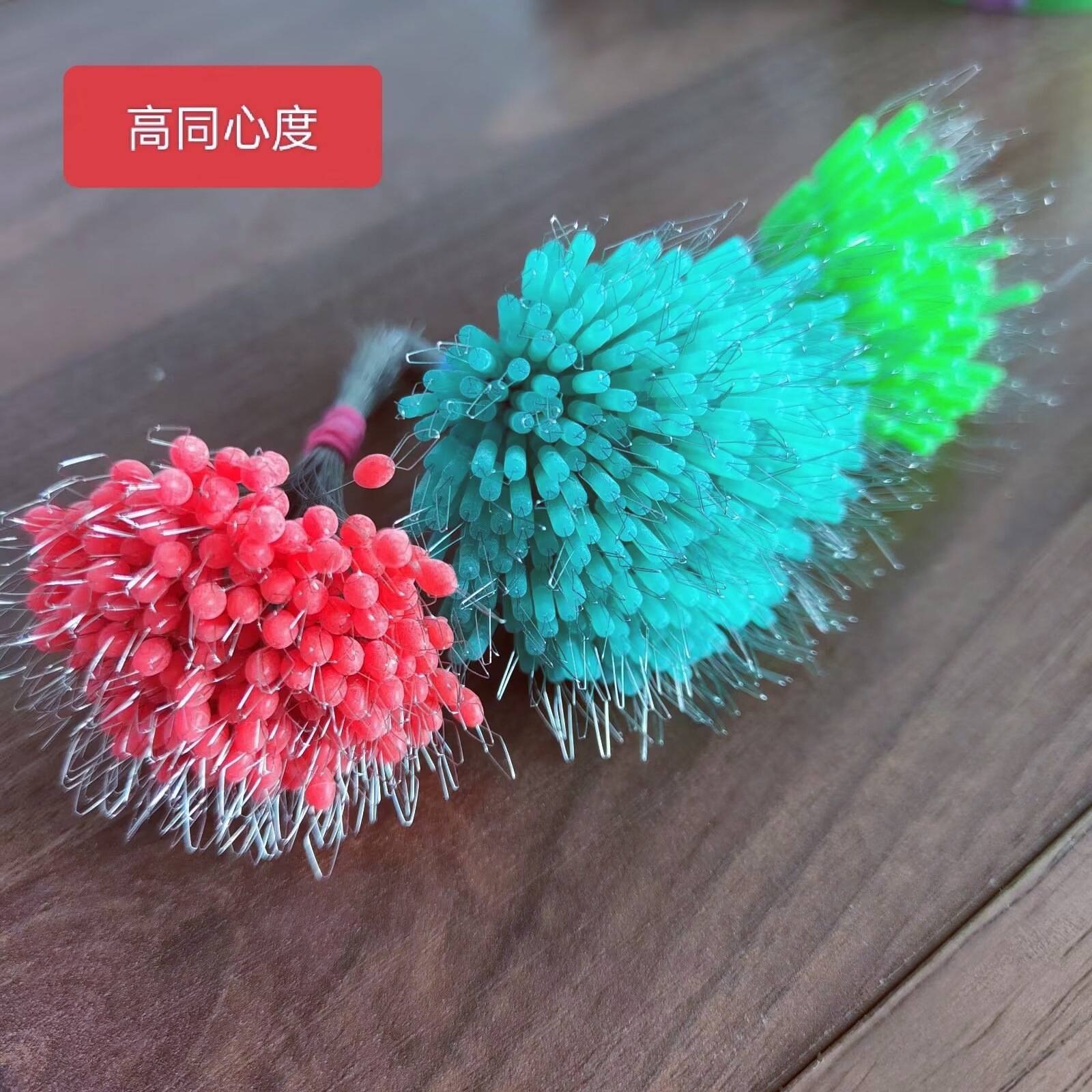 Оптовая продажа противозапутывающего супер плотного Space Bean красный оливковый набор шнура верхний боб ручка удочки слегка фиксирующий боб рыболовные принадлежности