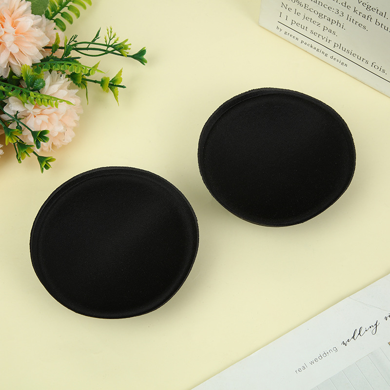 Factory direct supply sponge round cup bra pad chest pad insert underwear Cup sponge pad replacement lining hard Cotton
