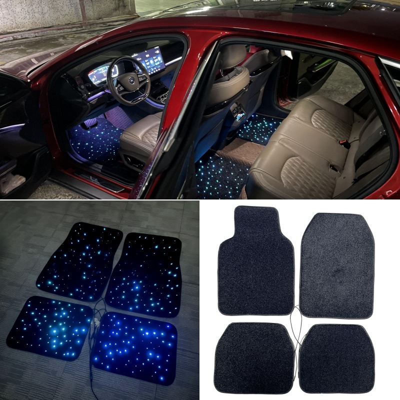 Fiber Optic car rug mat light Starlight