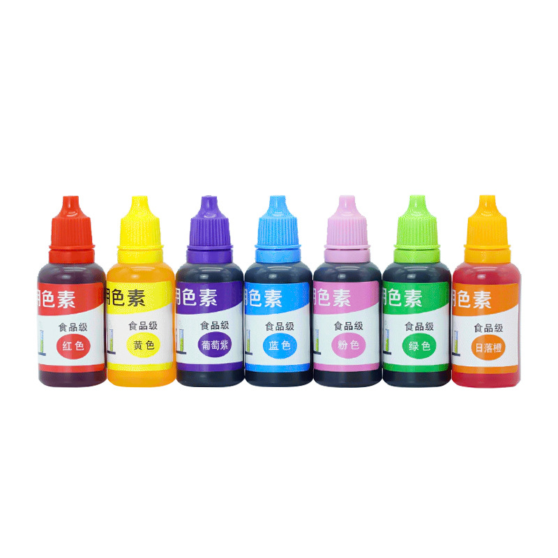 Spot 10ml Scientific Experiment Food Grade Pigment DIY Pigment Handmade Soap Pigment Water Crystal Mud Pigment