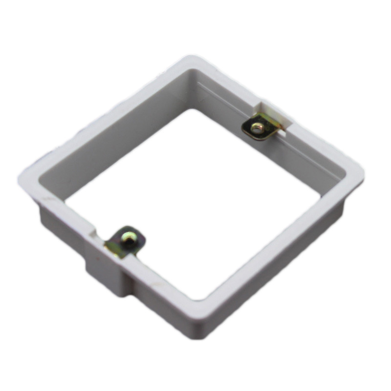 Pvc Bottomless Set Box 86 Type Wiring Bottom Box Increased Ring 2 3 4cm Can Be Assembled Universal Type Heightened Flame Retardant