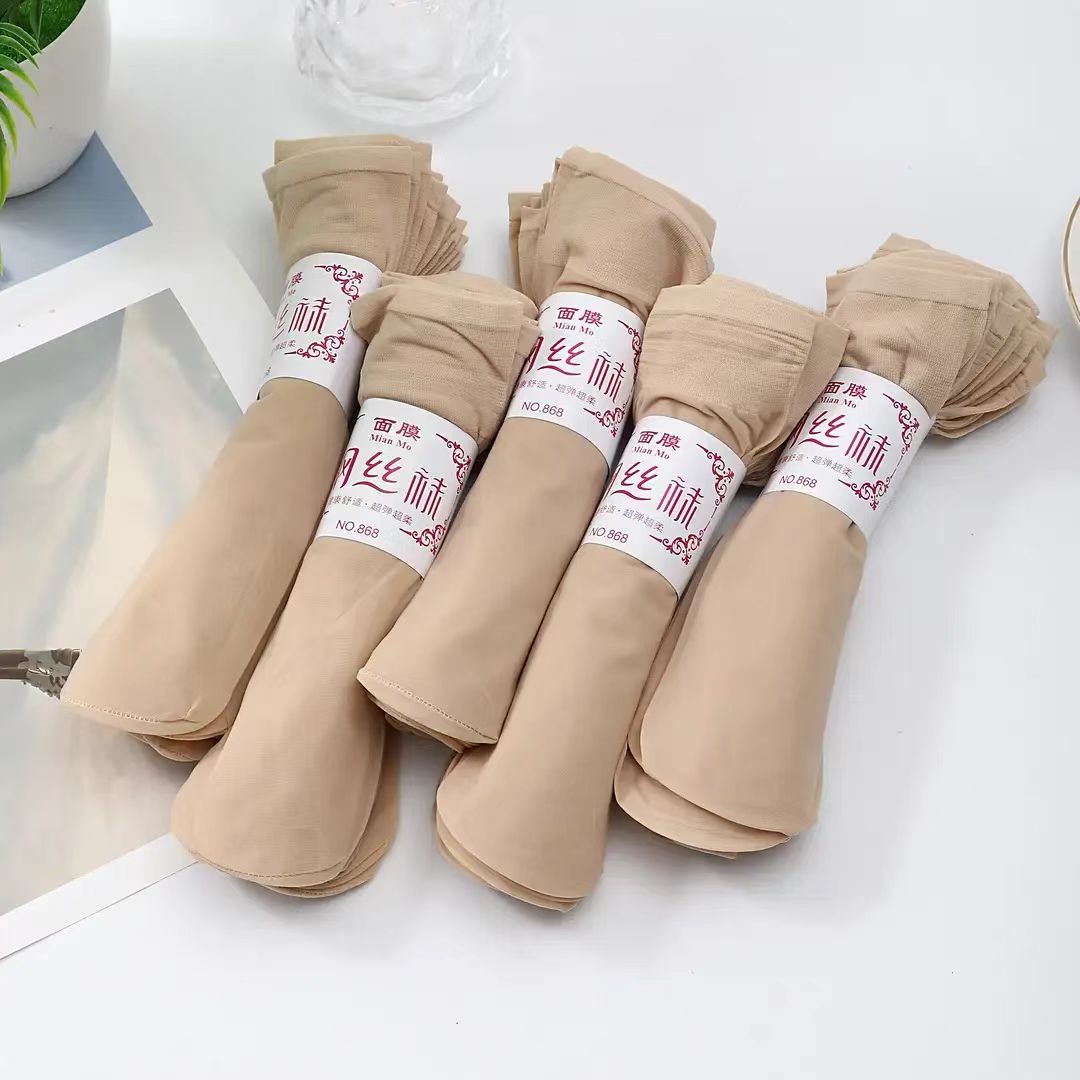 Stockings Women's Socks Spring and Summer Anti-Snatch Stockings Invisible Transparent Thin Steel Stockings Manufacturer Wholesale Factory
