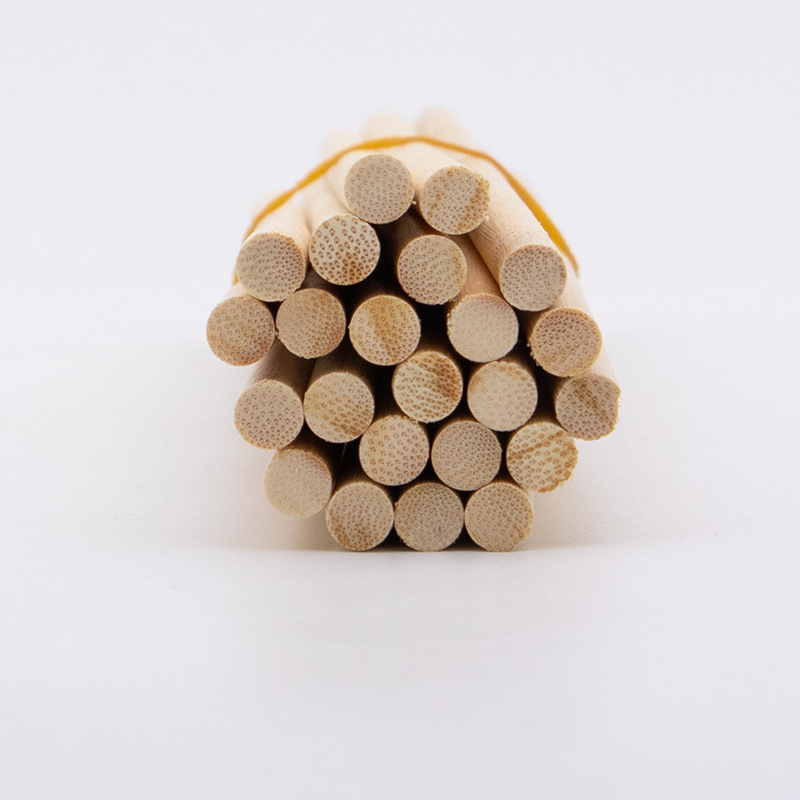 Bamboo stick round stick 8mm hanging noodle pole flagpole diy model material wig stick bamboo stick length