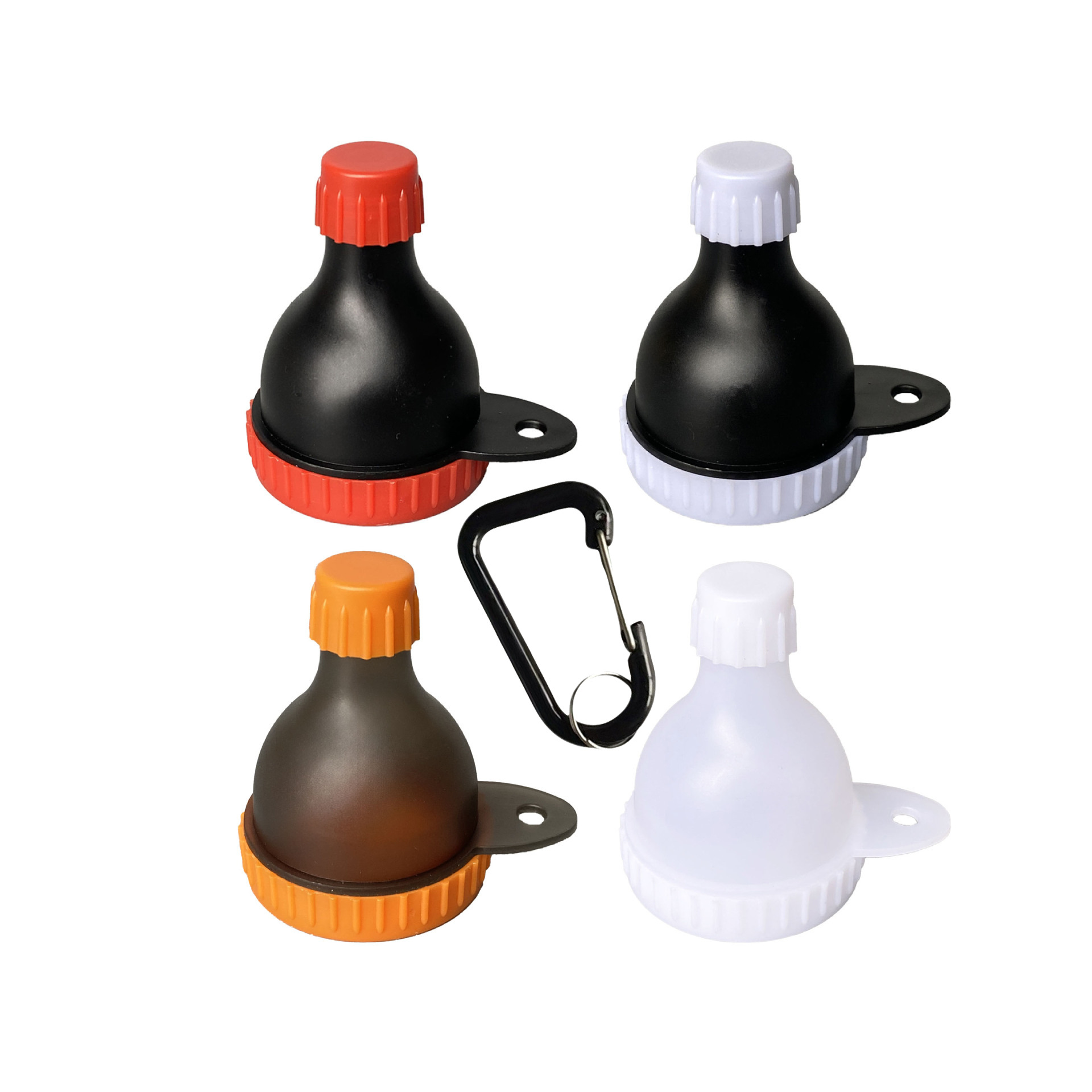 Mini protein powder box new portable carabiner powder box funnel sports fitness grenade powder box 50ML