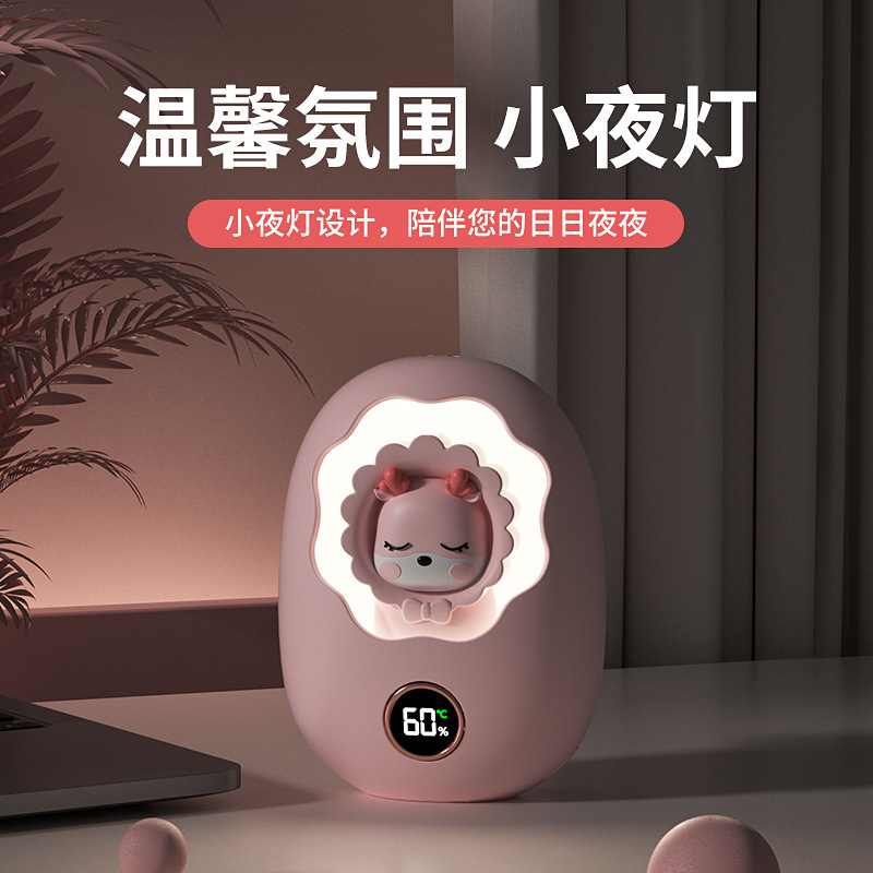 Hand Warmer New 2025 Winter Hand Warmer Rechargeable Two-In-One Portable Baby Warmer Five-Speed Warm Handbag