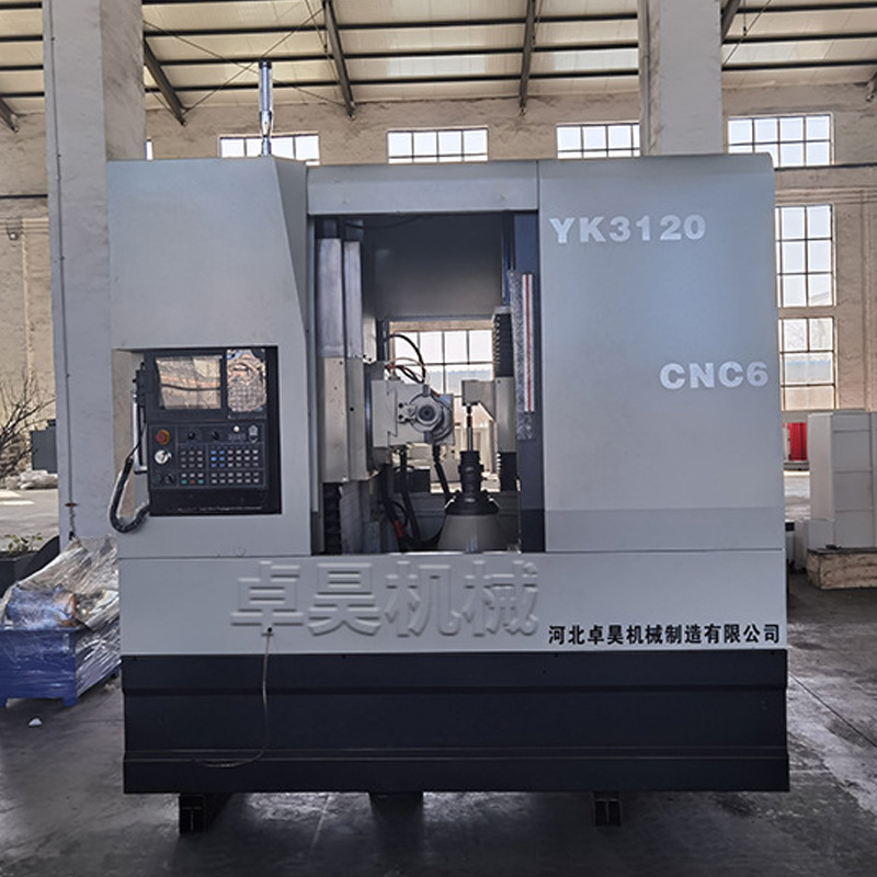 Yk3120-Cnc6 Automatic Cnc Gear Hobbing Machine High Speed Cnc Horizontal Hobbing Machine Gear Hobbing Machine