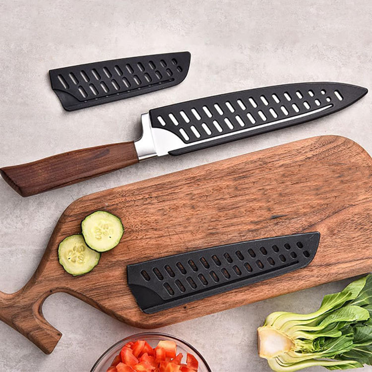 Knives Edges Guards Black Plastic Knife Sheath Multi Size Chef Knife Fruit Knife Knife Set