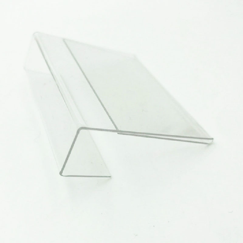 Factory direct supply supermarket transparent pet hanging label shelf commodity advertising price brand wholesale